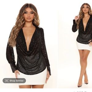 FashionNova sequin top